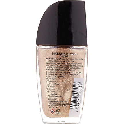 Wet 'n' Wild Wild Shine Nail Color No Formaldehyde Toluene Phthalates Long-lasting Quick-drying Formula Ready to Propose