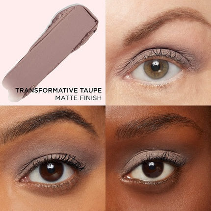 IT Cosmetics Superhero No-Tug Waterproof Eyeshadow Stick Transformative Taupe 0.05oz - Matte Cream Shadow with Built-In Primer