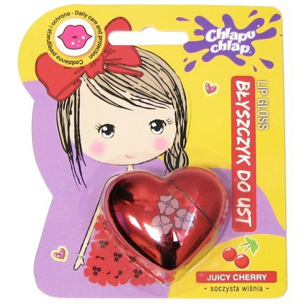 Chlapu Chlap Moisturizing Lip Gloss for Princesses with Cherry Flavor 10ml
