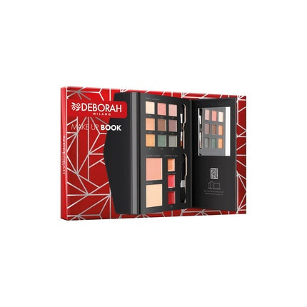 Deborah Milano Ladies Makeup Book Volume 1 Warm Shades Gift Set - Includes Eyeshadow Palettes, Gloss, Lipsticks, and Face Powder in Various Finishes and Colors from FSC Paper