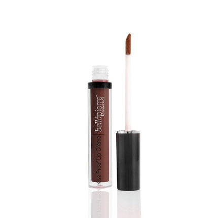 Bellapierre Kiss Proof Lip Crème Richly Pigmented Smooth Matte Finish 100% Natural Formulation Non-Toxic and Paraben Free Long Lasting Nourishing Color Brown Shell
