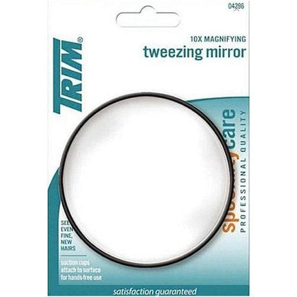Trim Tweezing Mirror 10x Magnifying 1 Pc