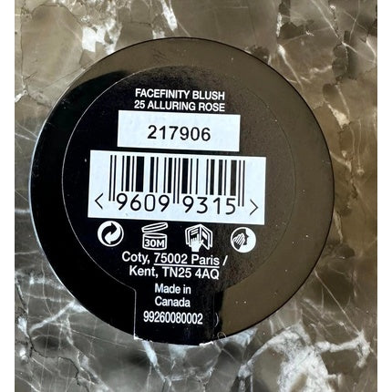 Max Factor Facefinity Blush 25 Alluring Rose - New Sealed - Free Post UK