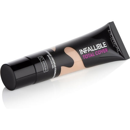 L'Oreal Paris Indefectible Total Cover Foundation Number 10 Porcelain 35g