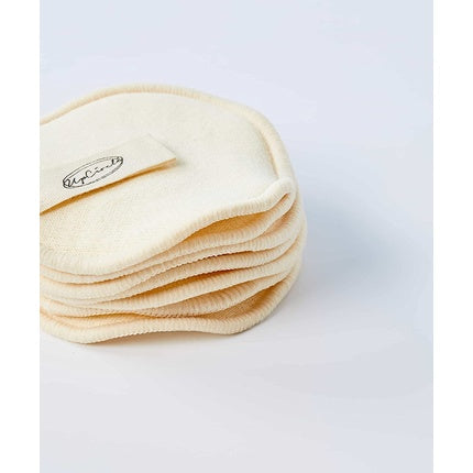 UPCIRCLE Reusable Luxury Makeup Remover Cotton Pads 7 Triple-Layer Hemp with Washable Laundry Bag - Eco Friendly Sustainable Zero Waste Cleansing Rounds Cream