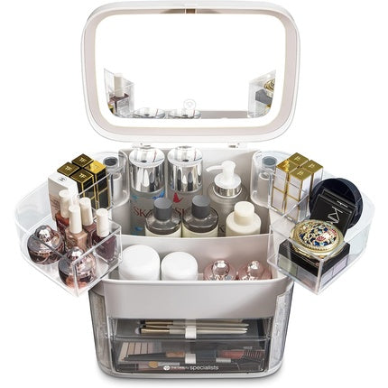 Rio Ultimate Beauty Storage Vanity Case with Touch Dimmable Mirror
