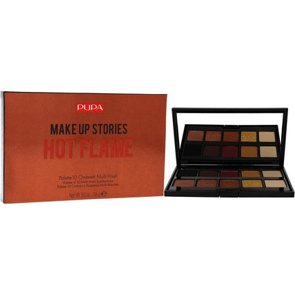 Makeup Stories Palette Eyeshadow Palette 002 Hot Flame 18g