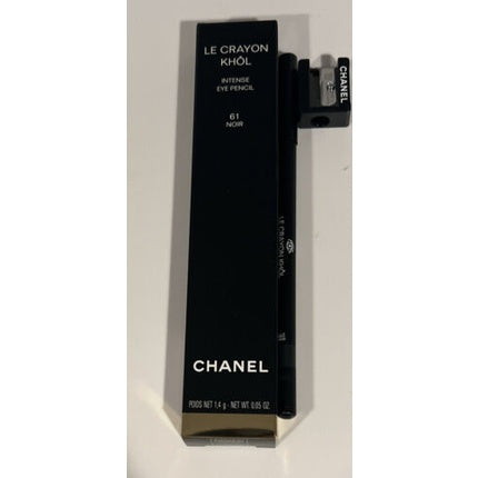 Chanel Le Crayon Khol Intense Eye Pencil 61 Noir with pencil sharpener 1.4g