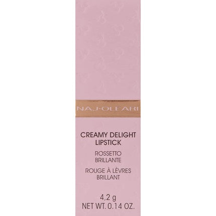 NAJ-OLEARI Creamy Delight Lipstick Makeup for Face Woman 08 Pink Mallow