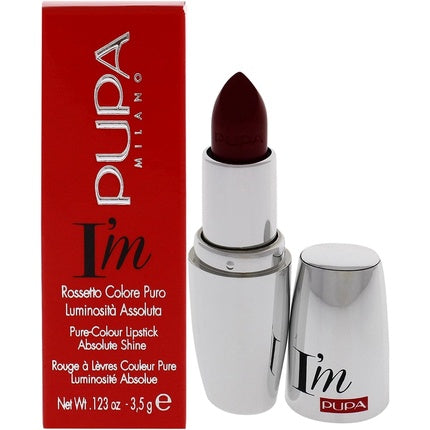 PUPA Milano I'm Pure Colour Lipstick Absolute Shine 3.5g 313 Hot Ruby