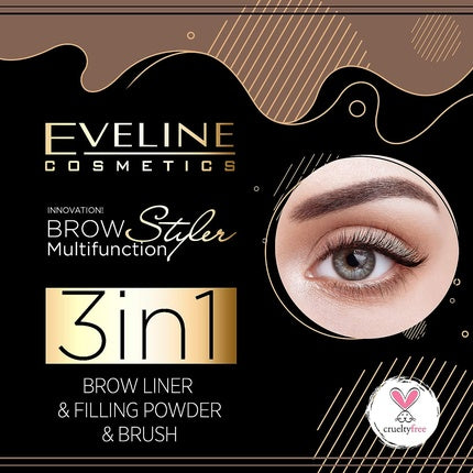 Eveline Cosmetics Brow Styler 3-in-1 Pencil