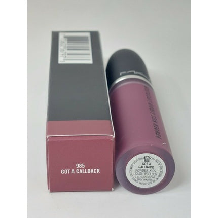 New Authentic MAC Powder Kiss Liquid Lipcolour 985 Got A Callback