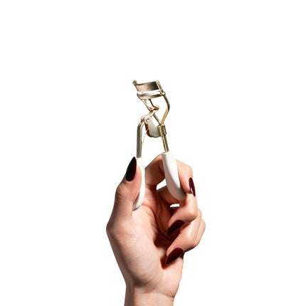 Swati Cosmetics Eyelash Curler with Soft Silicone Pads and Stainless Steel Handles