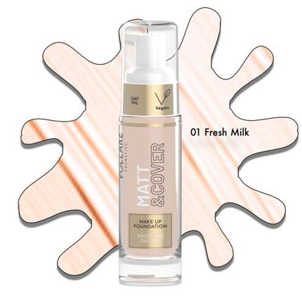 Long-Lasting 24h Vegan Natural Liquid Foundation with Pump