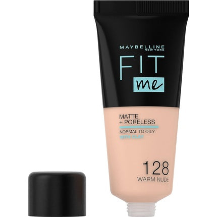 Maybelline Fit Me Matte & Poreless Foundation 128 Warm Nude 30ml