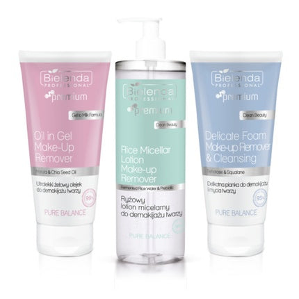 Bielenda Professional Pure Balance Makeup Removing Oil in Gel Lotion or Foam
