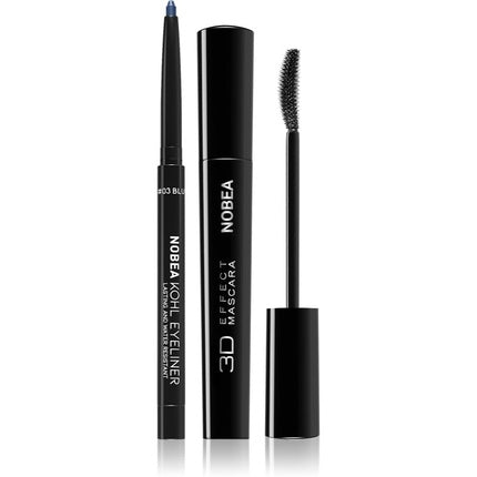 NOBEA Day-to-Day Automatic Eyeliner & 3D Effect Mascara set for women's makeup