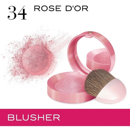 Bourjois Little Round Pot Blush 34 Rose Gold 2.5g