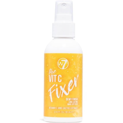 W7 The Fixer Vitamin C Makeup Setting Spray Natural Finish Long-Lasting Ultra-Fine Formula Cruelty Free and Vegan
