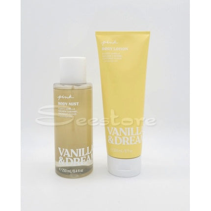 Victoria's Secret Pink Vanilla Dreamy Body Mist and Body Lotion