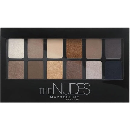 Maybelline The Nudes Eyeshadow Palette - 12 Shades, 9.6g