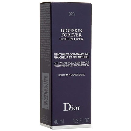 Diorskin Forever Undercover 24H Wear Full Coverage Water Based Foundation - #023 Peach 40ml