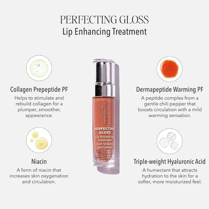 Hydropeptide Perfecting Gloss Lip Enhancing Treatment Long-Lasting Volume