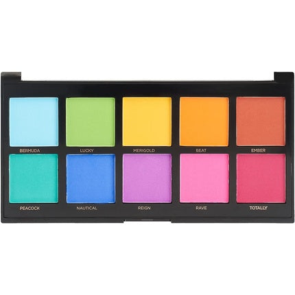 Profusion Cosmetics Spectrum Mixed 10 Shade Eyeshadow Palette