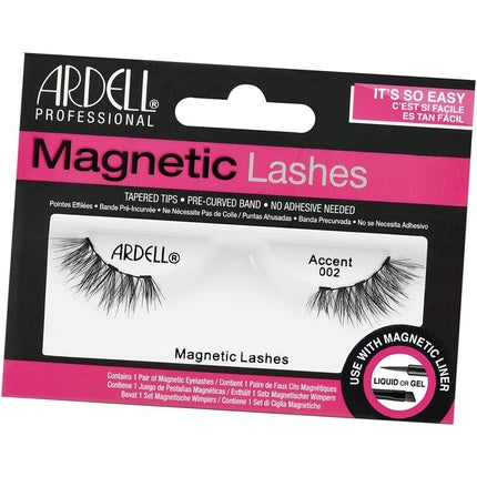 Ardell Single Magnetic Lashes Style Accent 002 - Ideal for Use with Magnetic Lash Liner