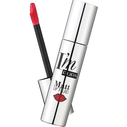 Pupa Milano I'M Matt Lip Fluid Lipstick - 34 Intense Coral, 4ml