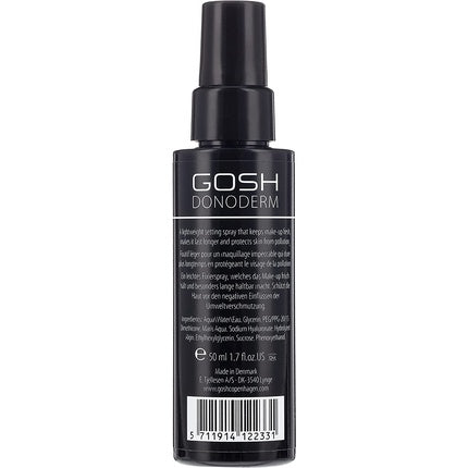 Gosh Unisex Adults Long Lasting Donoderm Prime & Set Makeup Setting Spray 50 ml