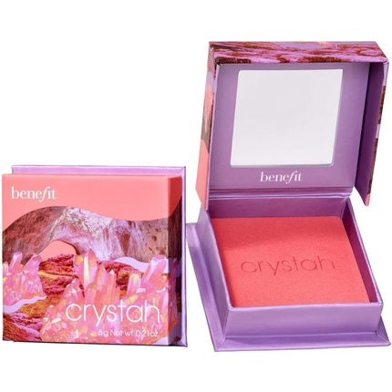 Benefit Blush 6g Net Wt. 0.21 Oz Crystah Strawberry Pink