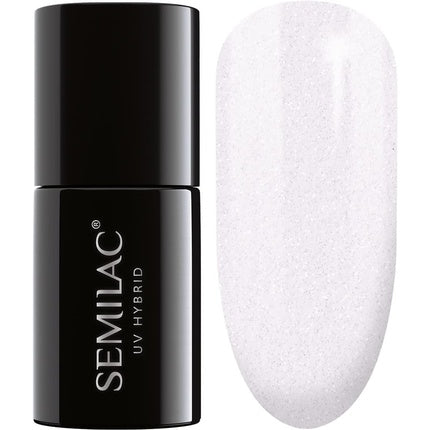 Semilac 092 UV Hybrid Nail Polish Shimmering White 7ml