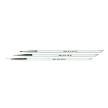 NEONAIL Decorating Brush Set - Pack of 3