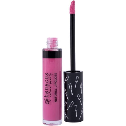 Benecos Natural Cosmetics Lipgloss Organic Vegetable Oils and Vitamin E Talkfree Pink Blossom 5ml
