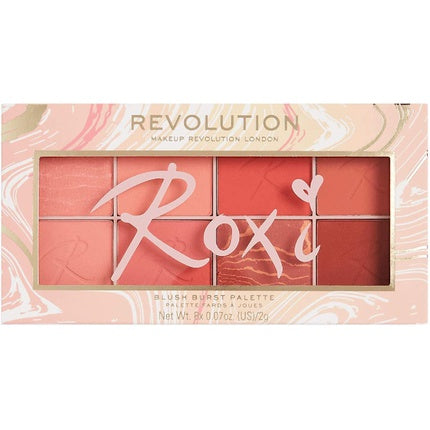 Makeup Revolution X Roxxsaurus Blush Burst Face Palette 8 Shades 16g