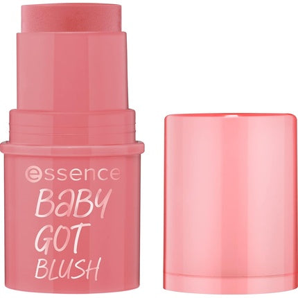 Essence Baby Got Blush Easy to Apply and Blend Pigmented Cream Blush Stick Vegan and Cruelty Free Free From Gluten Parabens Alcohol and Microplastic Particles 30 Rosé All Day 0.19 Fl Oz