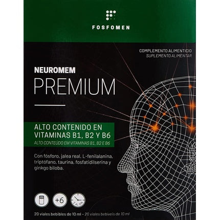 Herbora Fosfomen Premium 20 Vial, Black, Medium