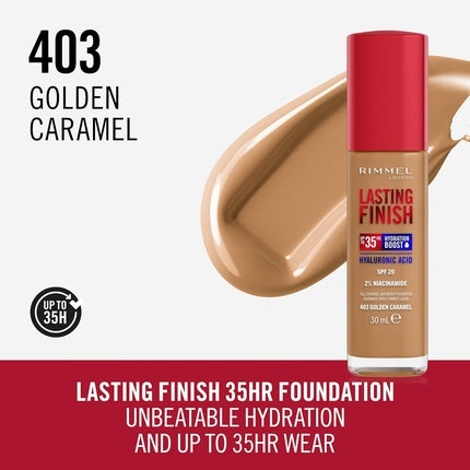 Rimmel Lasting Finish 35HR Foundation 403 Golden Caramel
