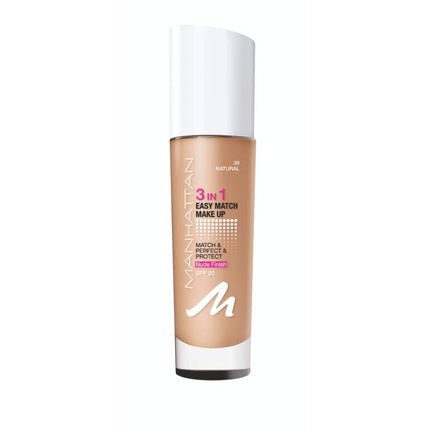 Manhattan 3in1 Easy Match Make Up Oil-Free Foundation for Flawless Skin 30ml Color 39 Natural