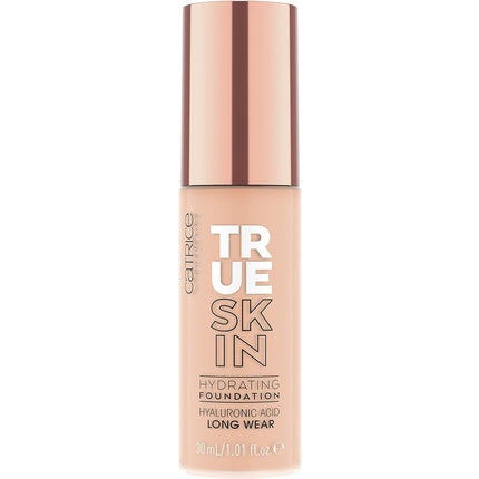 Catrice True Skin Hydrating Foundation with Hyaluronic Acid 30ml 010 Cool Cashmere - Nude Mattifying Long Lasting Vegan Makeup