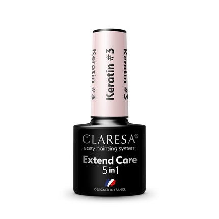 Claresa Extend Care 5in1 Keratin Base For Hybrid Nail Polish 3 5g