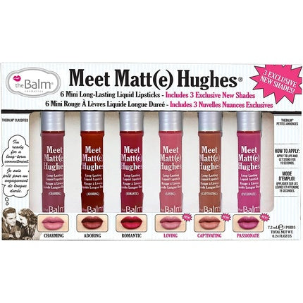 theBalm Meet Matte Hughes Mini Long-Lasting Liquid Lipsticks Volume 3