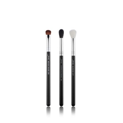 Jessup Cosmetic Brushes Tapered Blending Eyeshadow 3Pcs Basic Makeup Tool Set