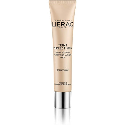 Lierac Teint Perfect Skin Perfecting Illuminating Foundation SPF20 30ml 02 Nude Beige