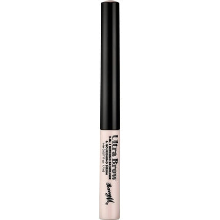 Barry M Ultra Brow 2-in-1 Defining Browliner and Nourishing Serum Dark Brown Tone