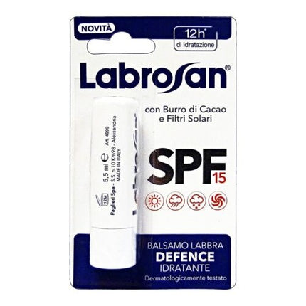 Labrosan Defence Moisturizing Lip Balm with SPF15 5.5ml 0.18oz