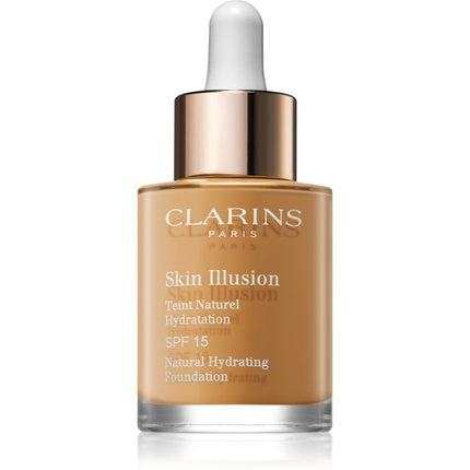 Clarins Skin Illusion Natural Hydrating Foundation SPF 15 - 110 Honey, 30 ml