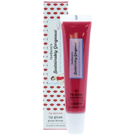 TheBalm 15ml Sustainably Gorgeous Lip Gloss Lip Service