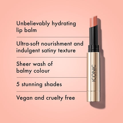 Iconic London Melting Touch Hydrating Lip Balm Non-Sticky Sheer